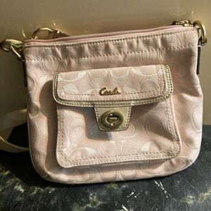 Coach Crossbody/ Over The Shoulder Bag With Adjustable Strap